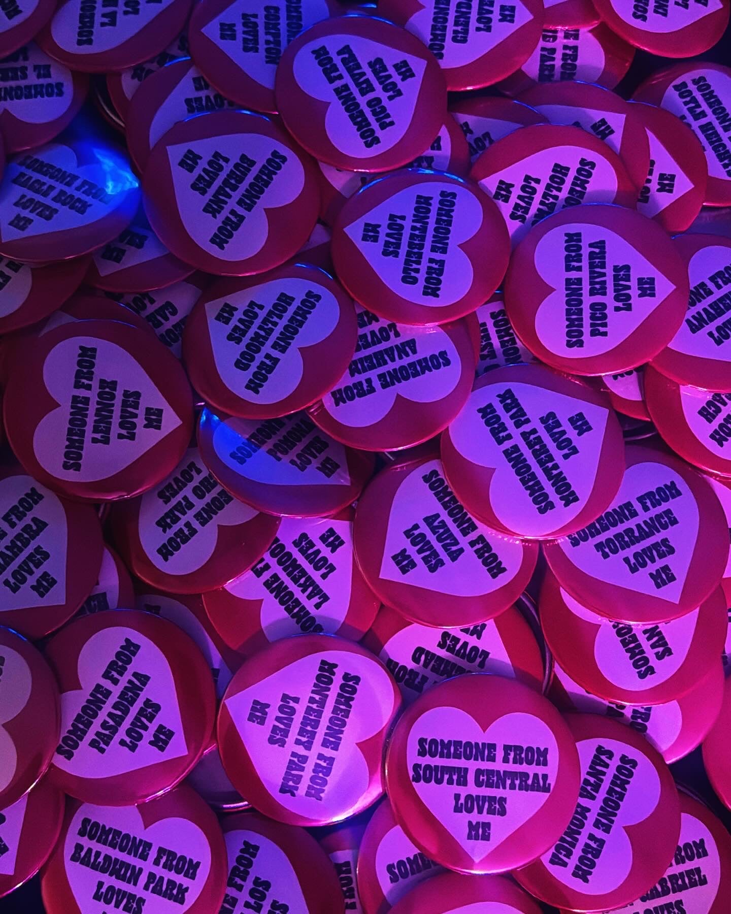 LOCALS LOVE ME Buttons