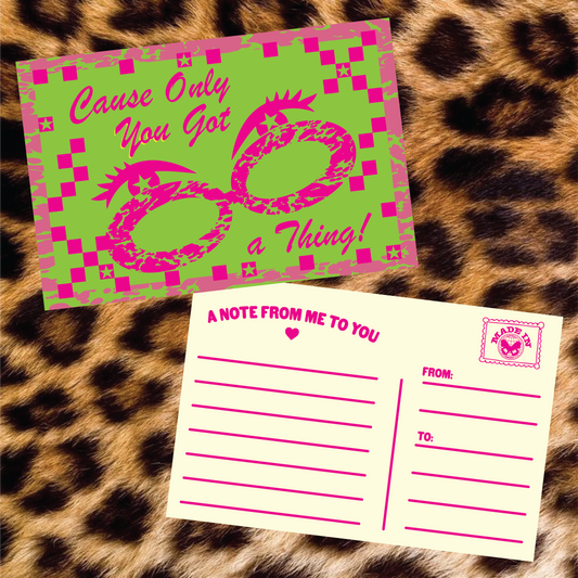 'Debra' Love Note Postcard